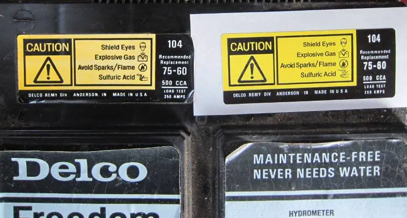 85 442 HD Battery Upper Caution Label Comparison.JPG