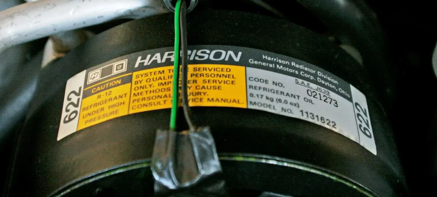 87 442 622 Harrison Compressor decal.png
