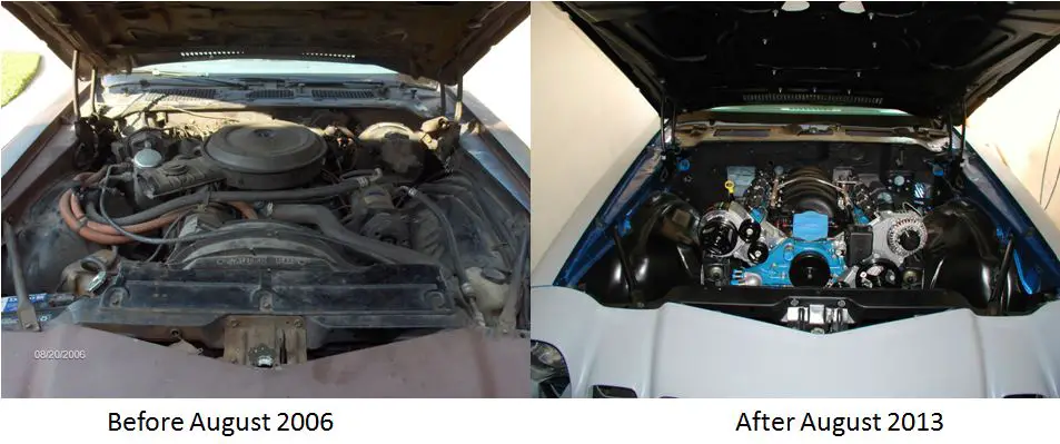 Before and After engine compartment August 2013.JPG