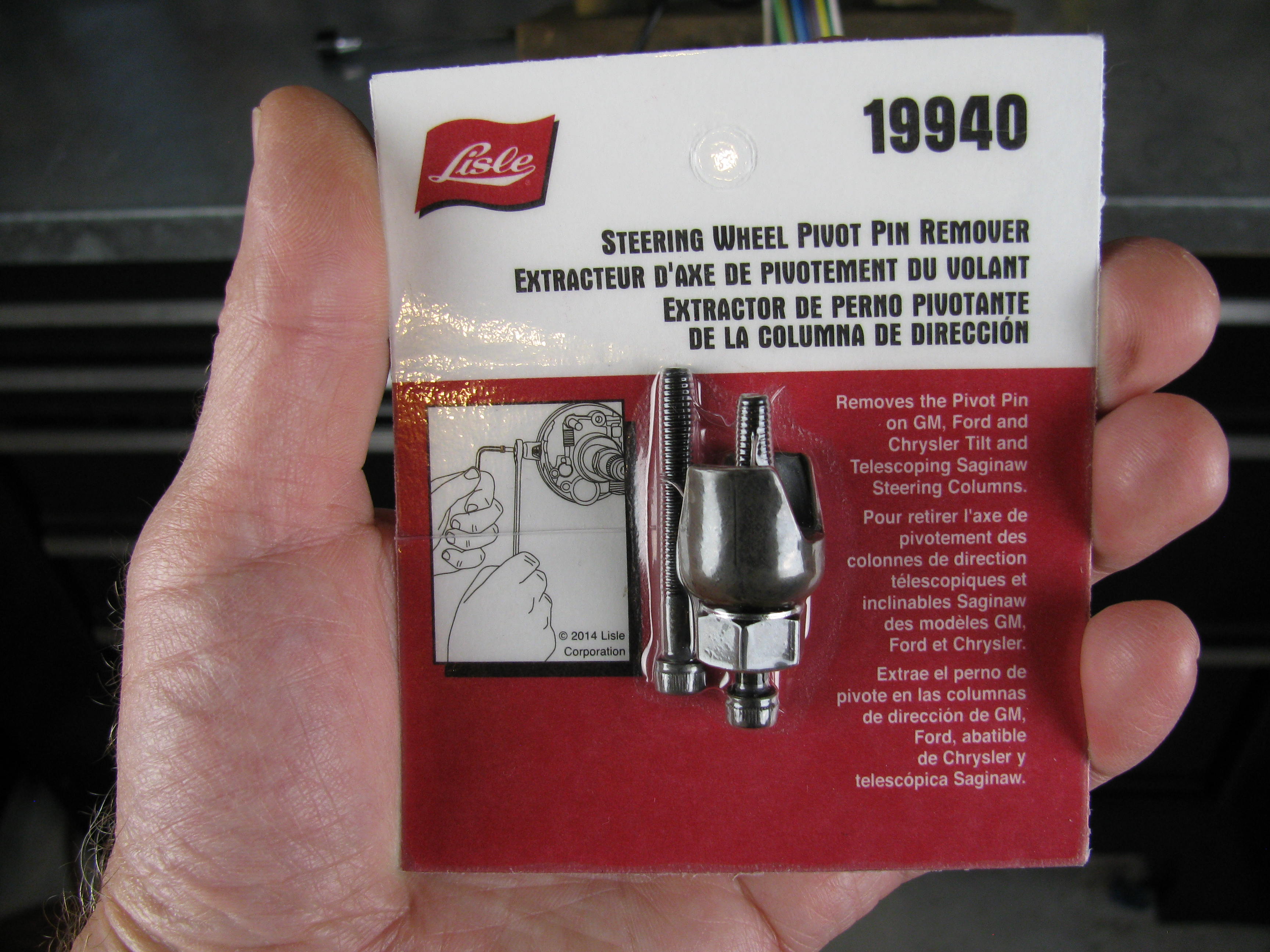 Lisle Tool 19940 Pivot Pin Remover 