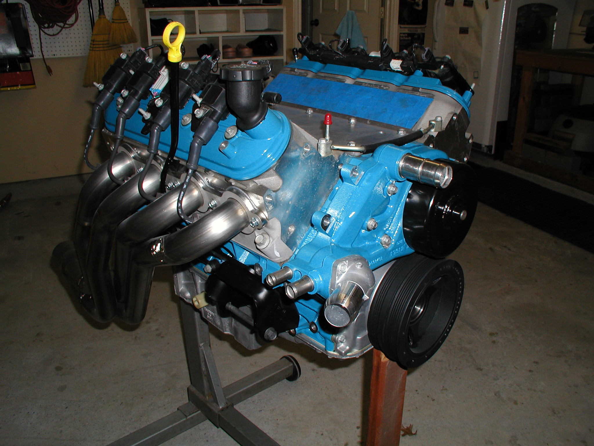 Motor mounts and water pump 3-21-2013 2.JPG