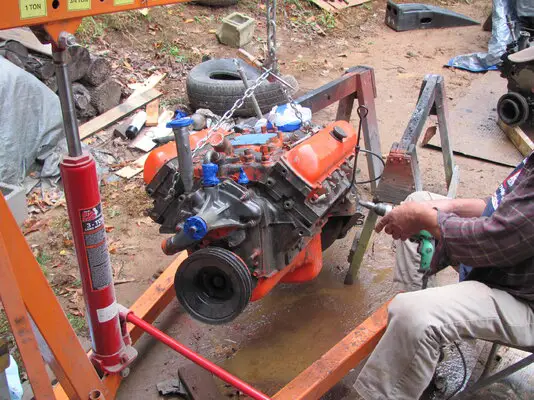 73 rocket 350 prepping for paint.JPG