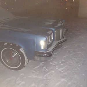 72 catalina in the snow