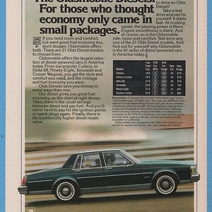 olds diesel ad