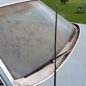 dirty windshield