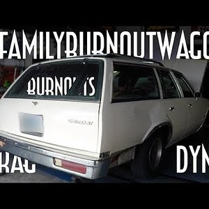 Dyno runs and drag racing in the FamilyBurnoutWagon, with dyno sheets (83 Malibu Wagon, gbody)