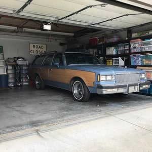 CaliWagon83’s 1983 Buick Regal Wagon in garage Orange County
