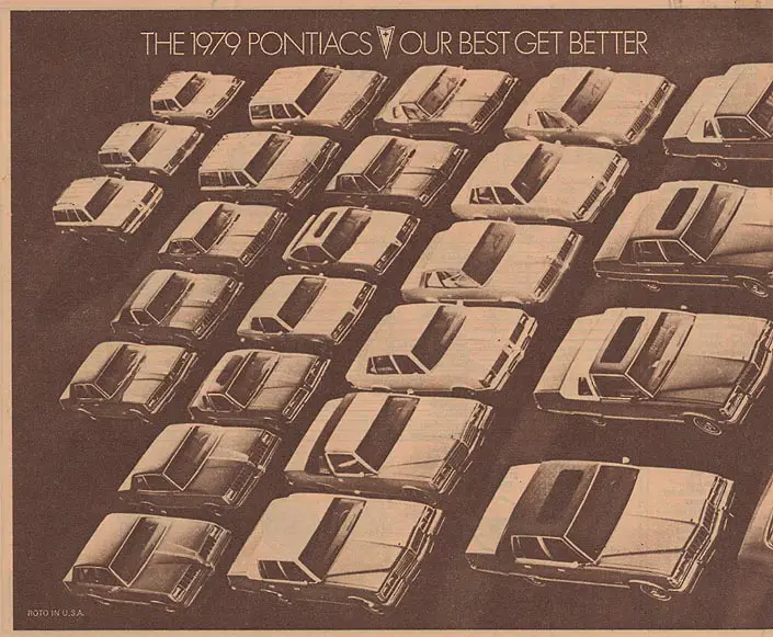 1979 Pontiac Catalog (back)