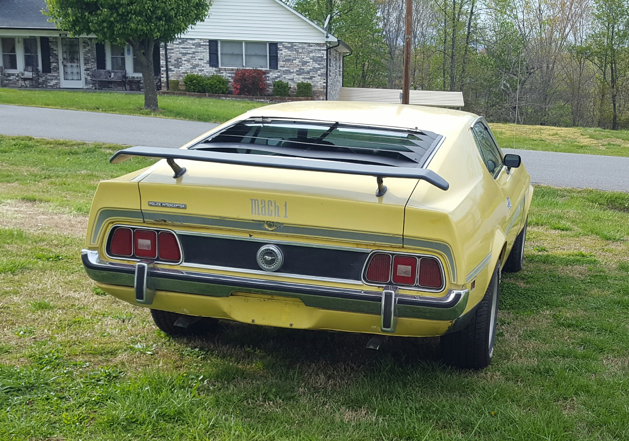 71 mach 1 mustang rear end