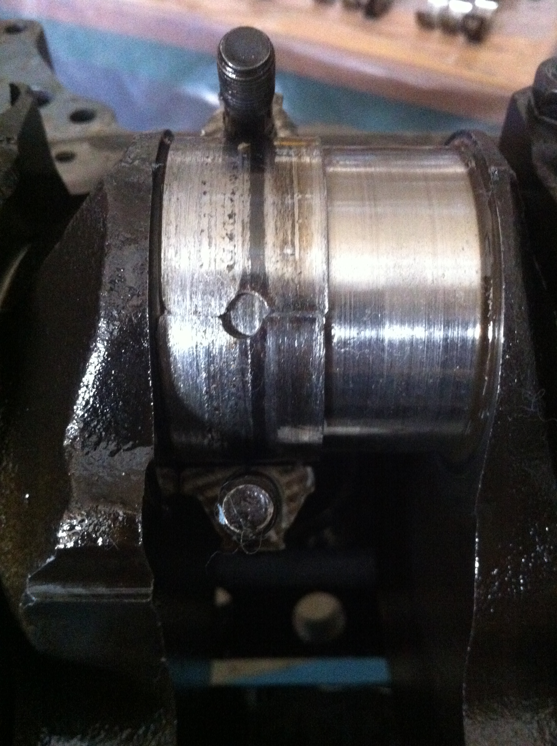 Big Block 454 Attempt 1 Spun Bearing 08