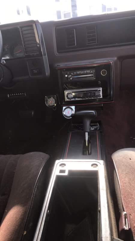 Center console area