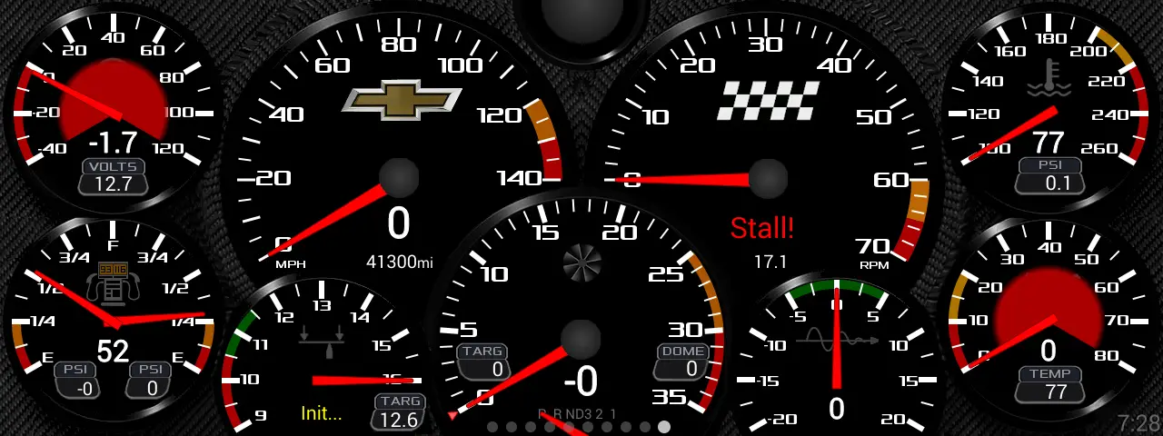 Holley Pro Dash 12.6 Background