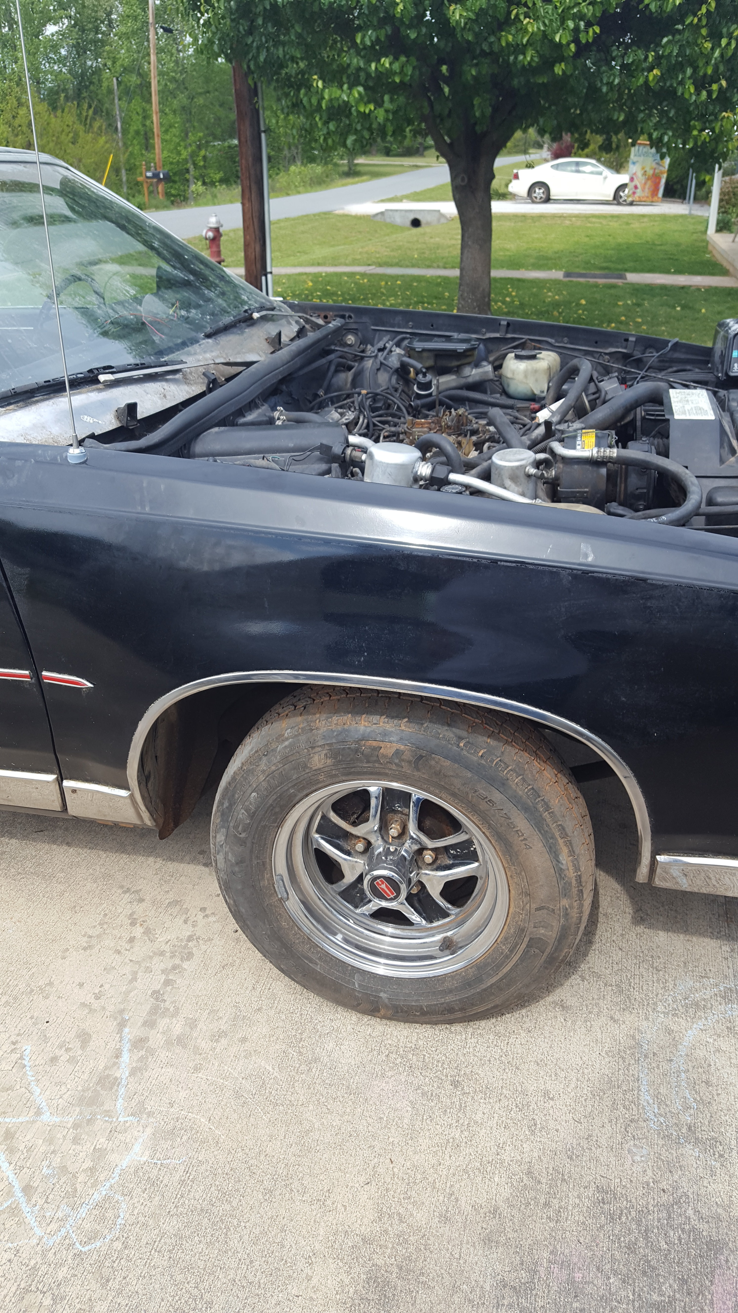 our 85 cutlass supreme mid motor swap