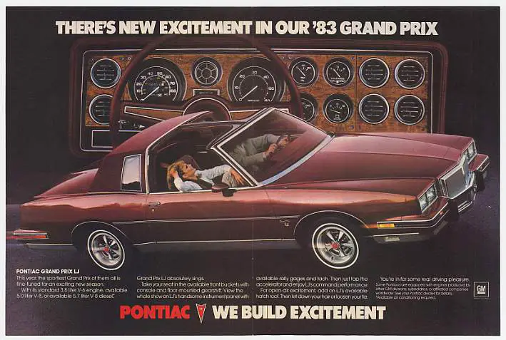 There's New Excitement in our '83 Grand Prix