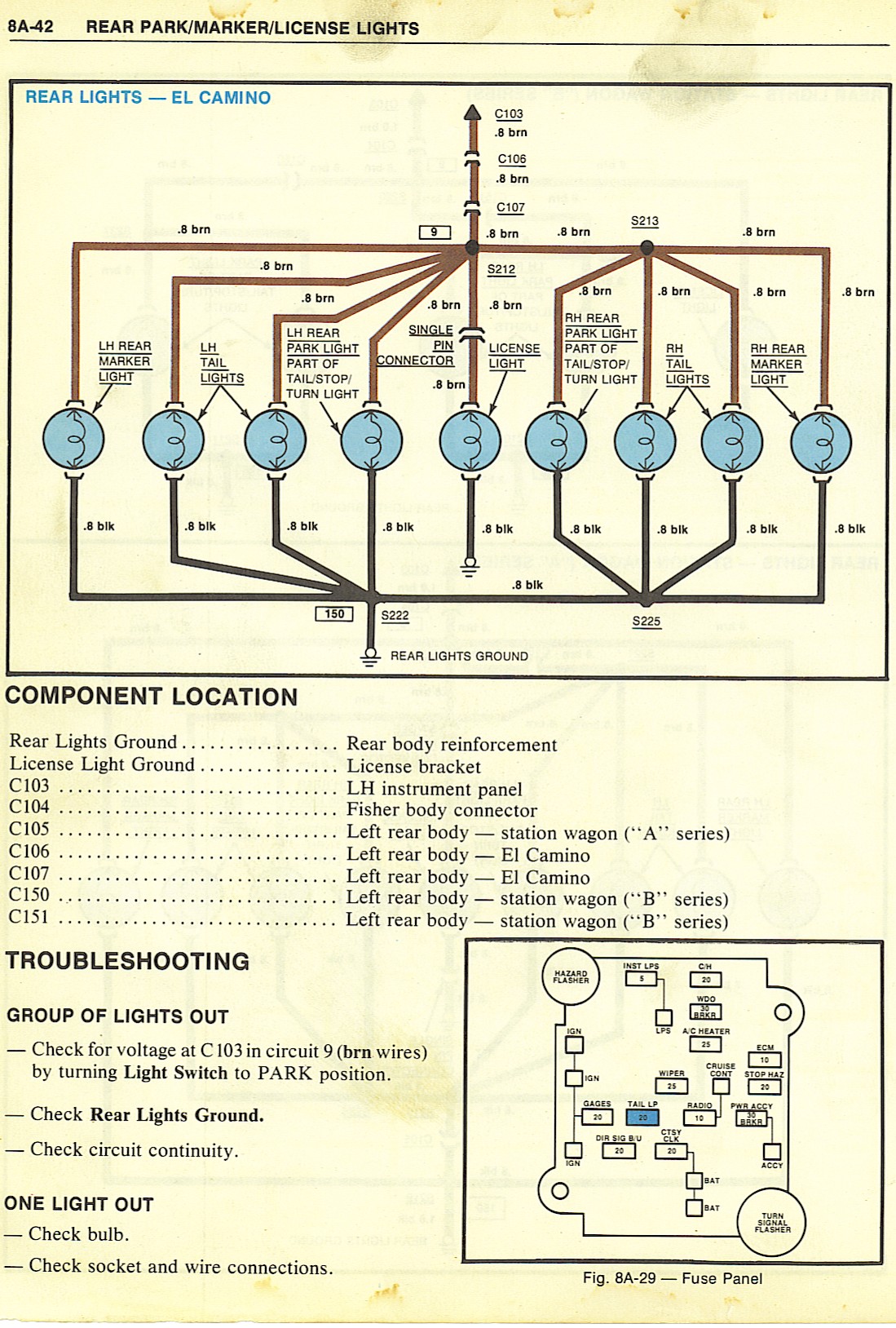87 ss tail lights not working | GBodyForum - '78-'88 General Motors A/G