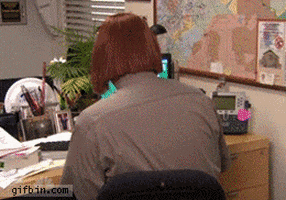 dwight schrute wig GIF