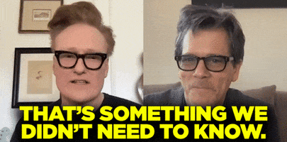 Kevin Bacon No Thanks GIF by Team Coco