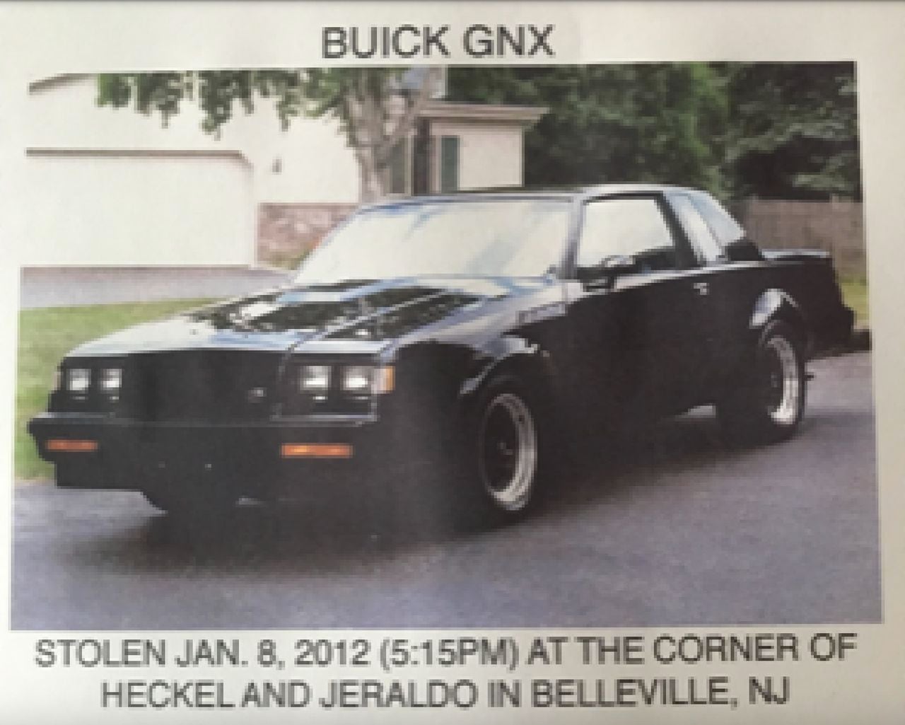 Missing Buick