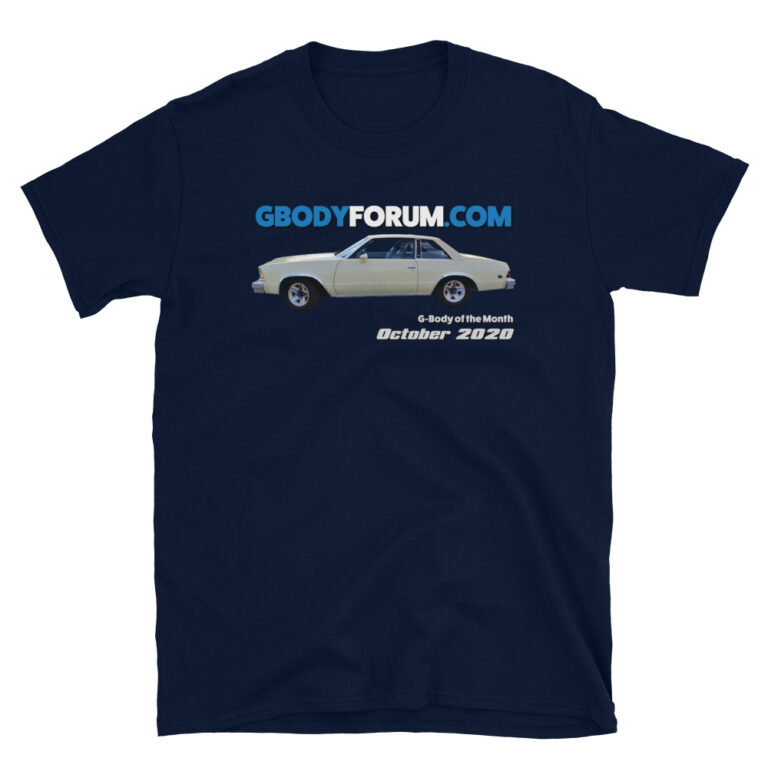 Chevy Malibu T-Shirt | October 2020 G-Body of the Month - GBodyForum Shop