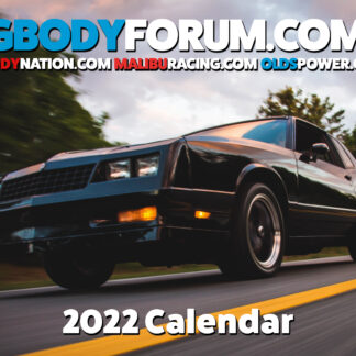 2022 GBodyForum G-Body Calendar - Front Cover