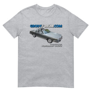 Pontiac Grand Prix T-shirt, September 2022 G-Body of the Month