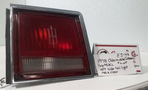 USED Vintage 1978 Oldsmobile Cutlass/ Left side tail light/Red &Clear Lens
