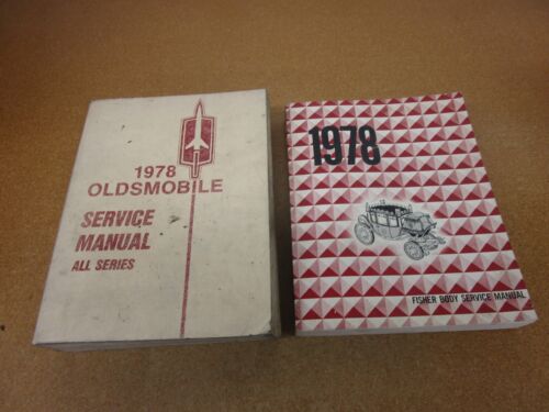 1978 Oldsmobile Cutlass 88 98 Toronado Omega service shop manual ORIGINAL