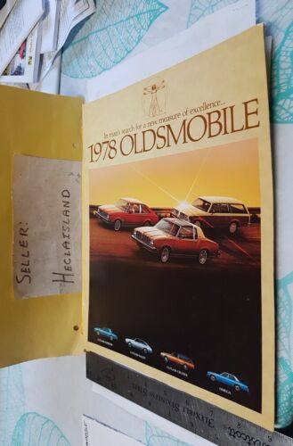 CANADIAN 1978 OLDSMOBILE CUTLASS,CRUISER, 442,OMEGA,SX ORIG BROCHURE FREE S/H ☆☆