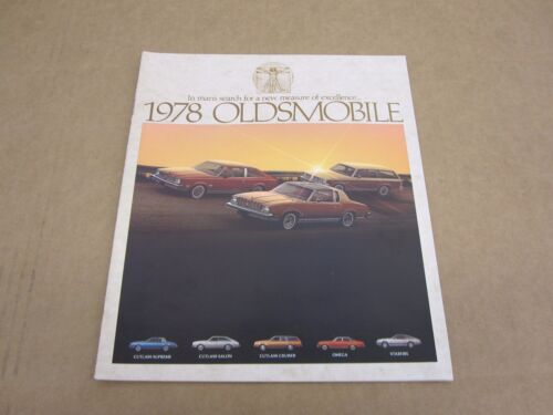 1978 Oldsmobile Cutlass Supreme Salon 442 Cruiser Omega Starfire sales brochure