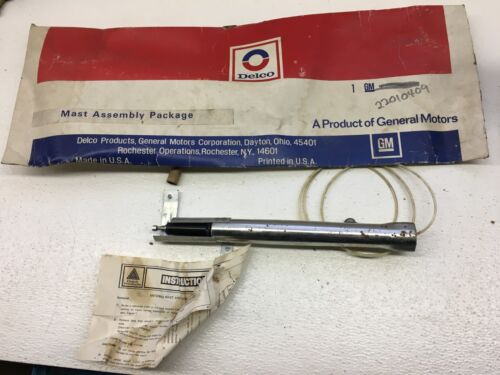 GM NOS 1978 1979 Corvette Power Antenna Mast 1st Design w/o CB 22010409