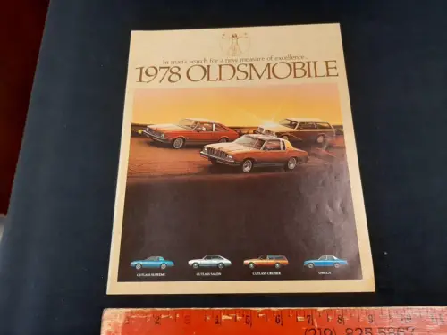 1978 Oldsmobile Cutlass Supreme, Salon, Cruiser, Omega Car Sales Brochure