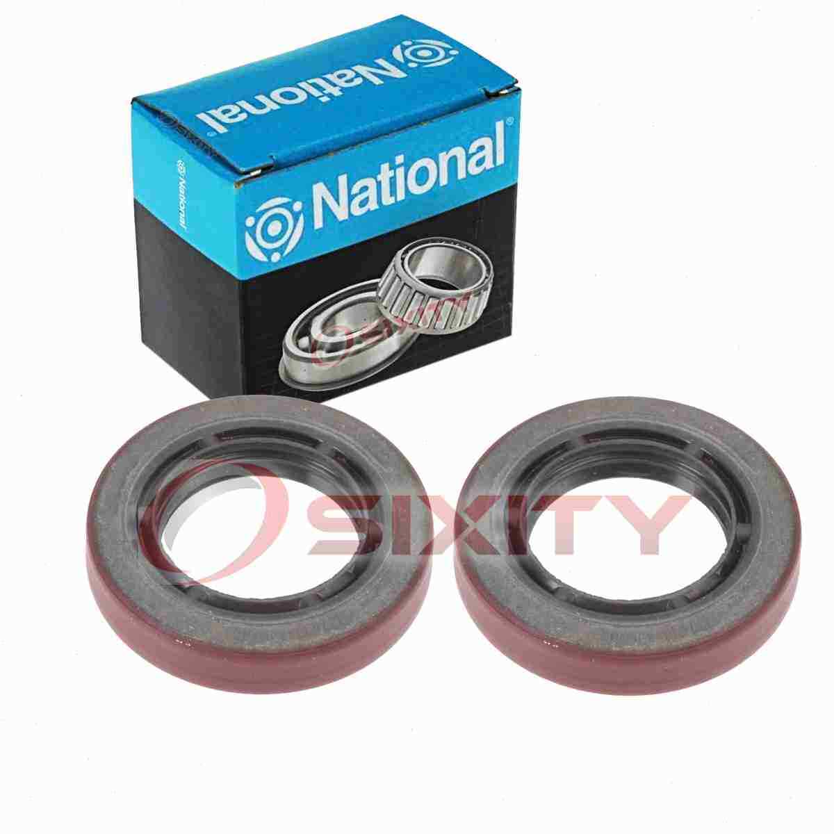 2 pc National Rear Wheel Seals for 1975-1987 Oldsmobile Cutlass Driveline nv