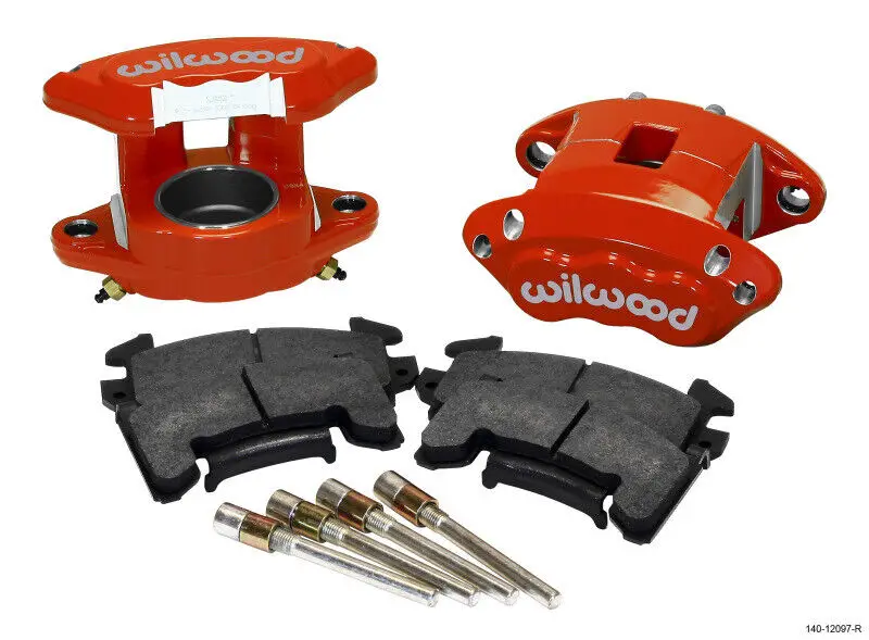 Wilwood D154 Front Caliper Kit – Red 2.50in Piston 1.04in Rotor