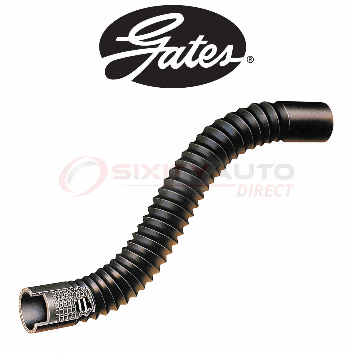 Gates Upper Radiator Coolant Hose for 1978 Oldsmobile Cutlass 3.8L V6 – zr