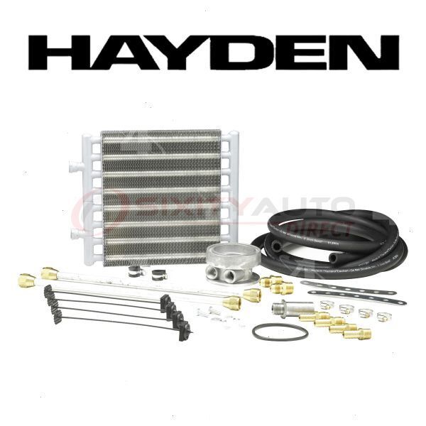 Hayden Engine Oil Cooler for 1961-1987 Oldsmobile Cutlass 5.0L V8 – Belts yz