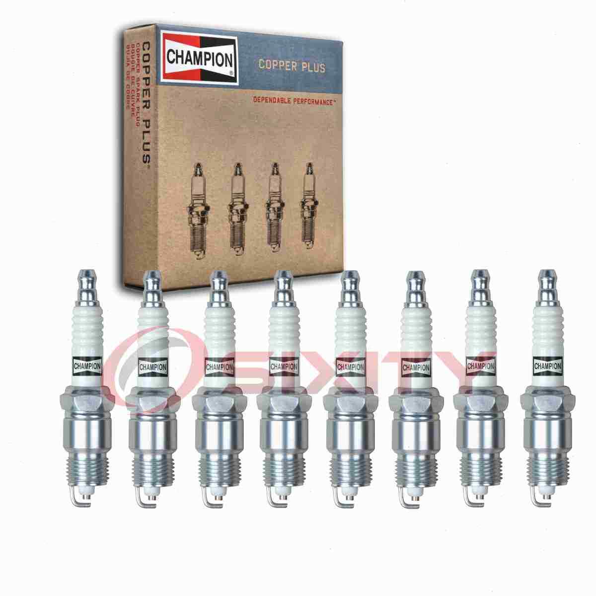 8 pc Champion Copper Plus Spark Plugs for 1978-1985 Oldsmobile Cutlass 5.0L xx