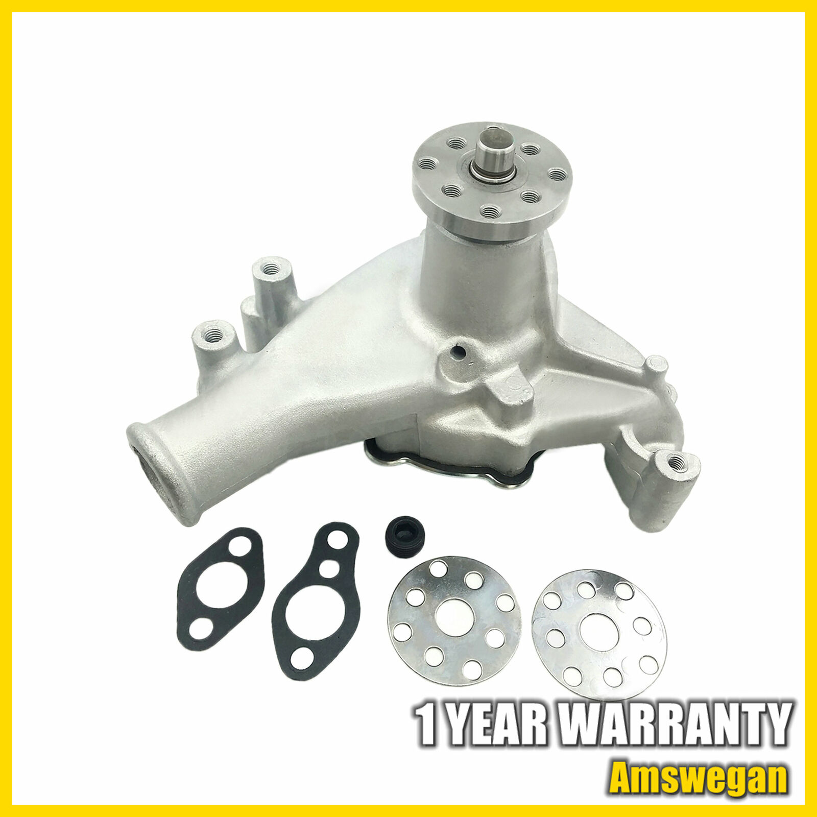 Long Water Pump and Aluminum Impeller SBC Chevy