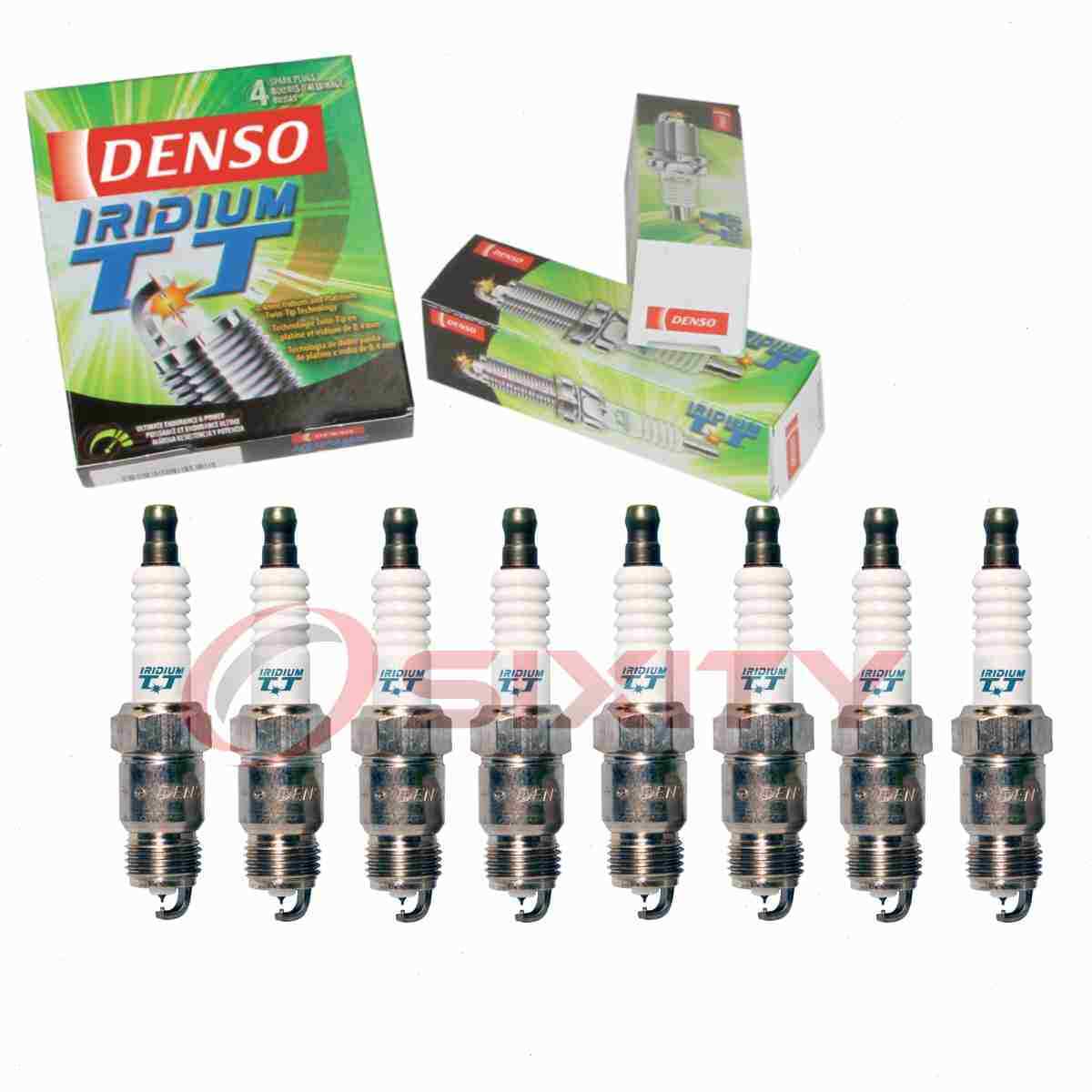 8 pc Denso Iridium TT Spark Plugs for 1978-1984 Oldsmobile Cutlass Calais sa