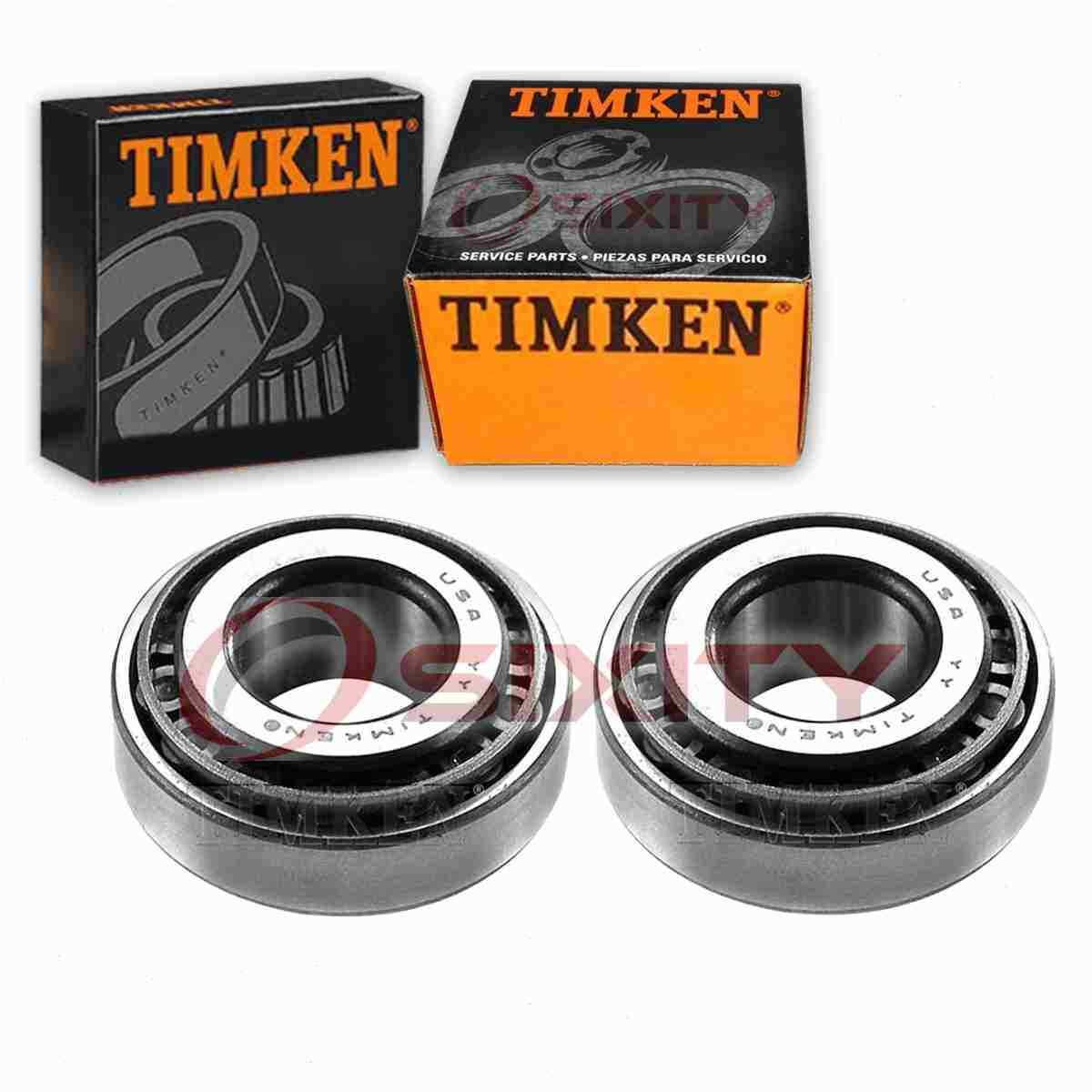 2 pc Timken Front Outer Wheel Bearing and Race Sets for 1978 Oldsmobile su