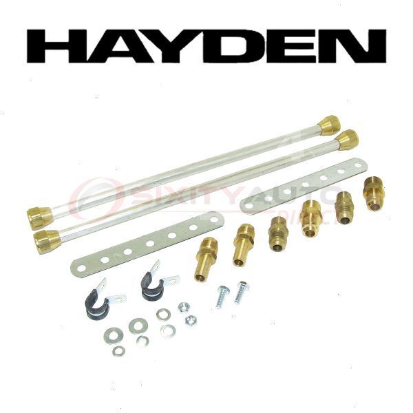 Hayden Engine Oil Cooler Hose Assembly for 1978-1991 Oldsmobile Cutlass md