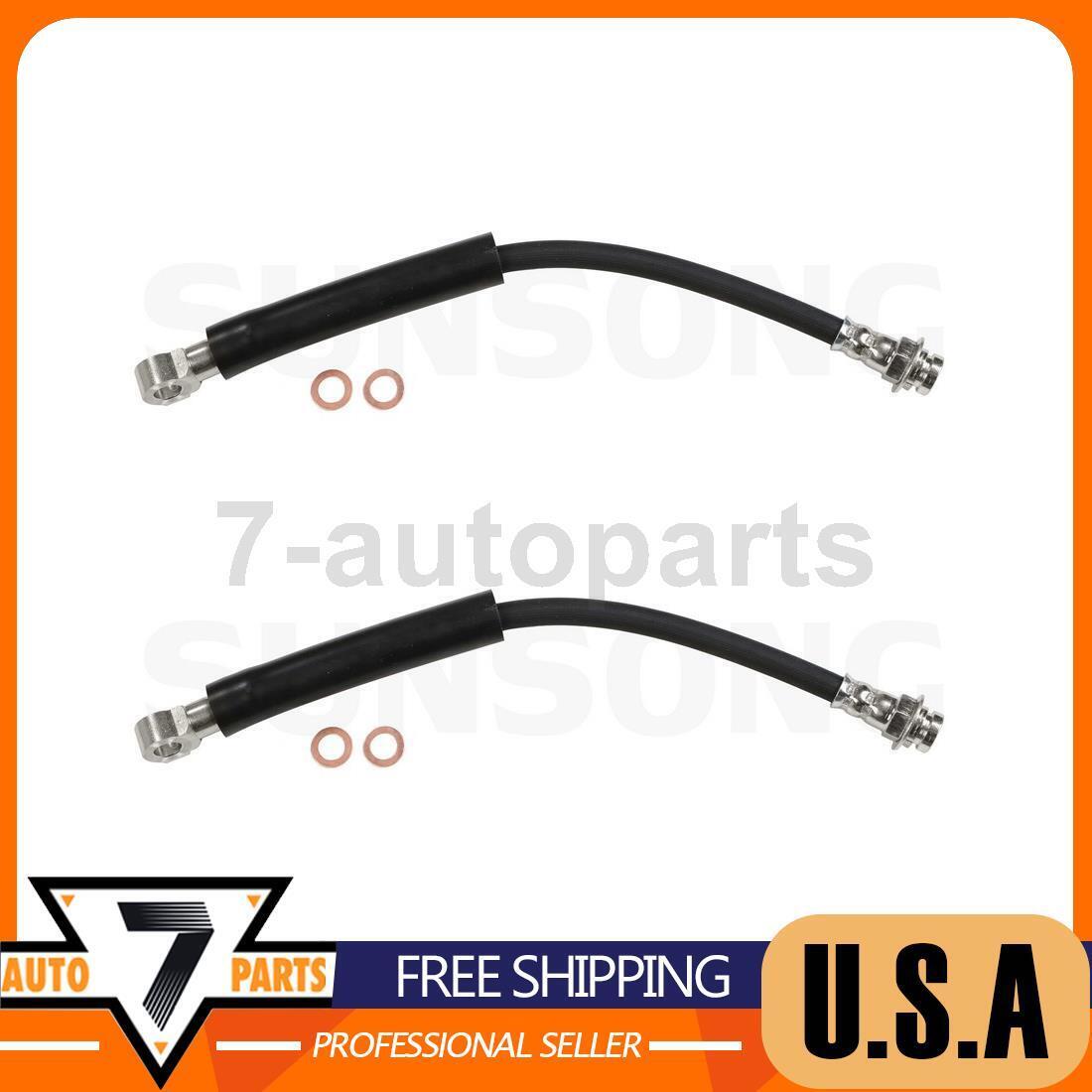 Sunsong Front Brake Hydraulic Hose 2x Fits 1982-1986 Bonneville