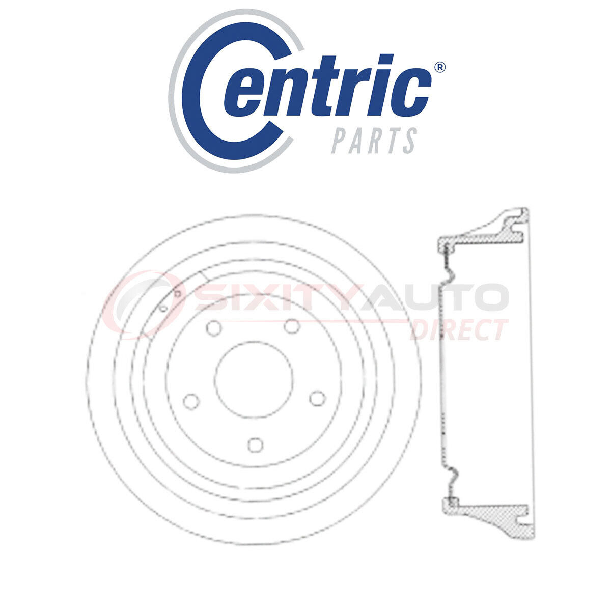 Centric C-TEK Brake Drum for 1965-1987 Oldsmobile Cutlass 2.8L 3.8L 4.1L ok