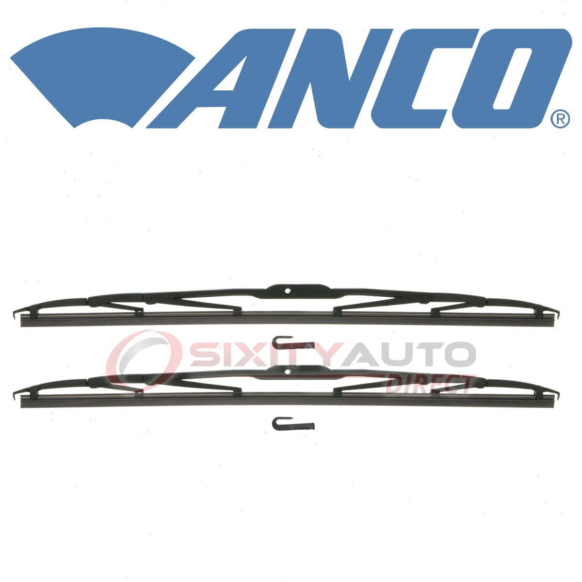 2 pc ANCO Front Wiper Blade for 1978-1984 Oldsmobile Cutlass Calais – os