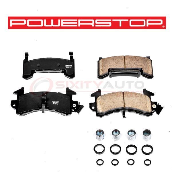 PowerStop Front Disc Brake Pad & Hardware Kit for 1978-1987 Oldsmobile cz