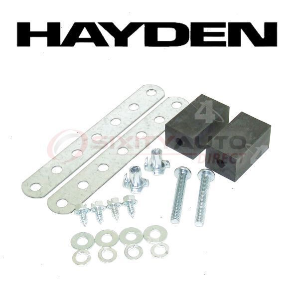 Hayden Engine Oil Cooler Mounting Kit for 1975-1987 Oldsmobile Cutlass Salon nj