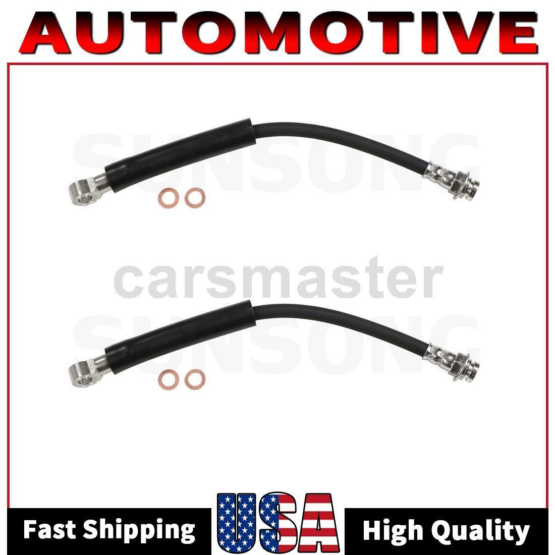 Brake Hydraulic Hose For 1979-1987 Chevrolet El Camino Front Sunsong 2pcs