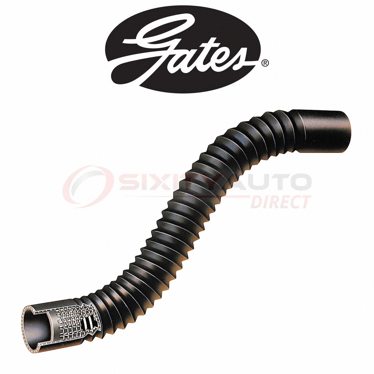 Gates Lower Radiator Coolant Hose for 1977-1987 Oldsmobile Cutlass Supreme cp