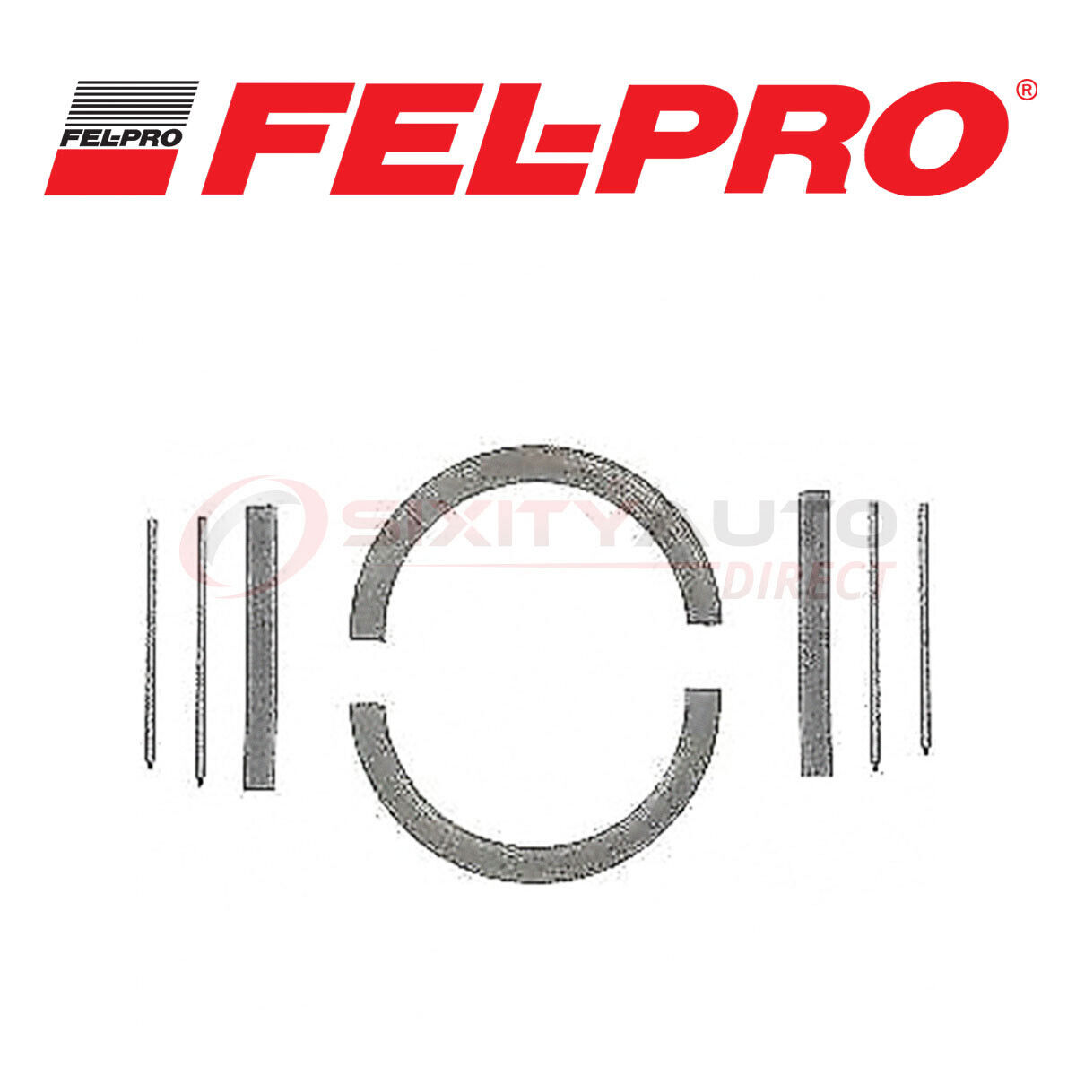 Fel Pro Bearing Rear Main Gasket Seal Set for 1978-1987 Oldsmobile Cutlass js