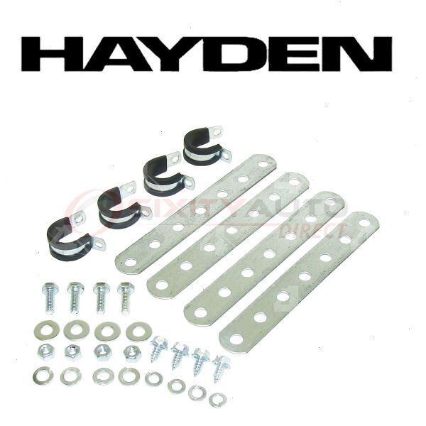 Hayden Engine Oil Cooler Mounting Kit for 1975-1987 Oldsmobile Cutlass Salon ed