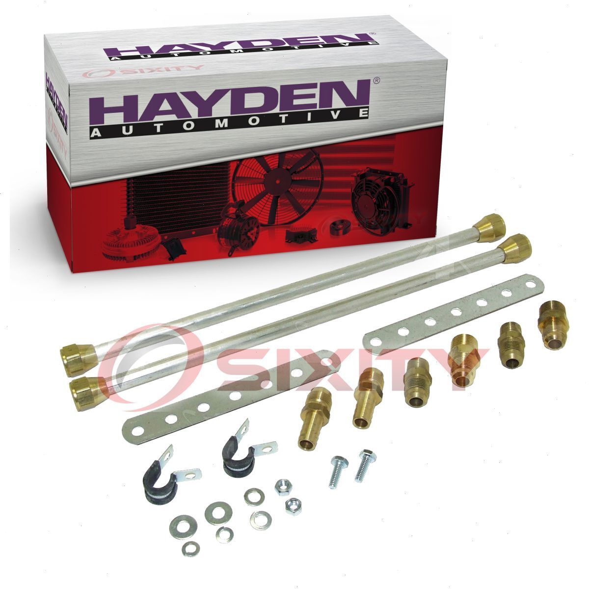 Hayden Engine Oil Cooler Hose Assembly for 1957-2004 Oldsmobile 442 88 98 fb
